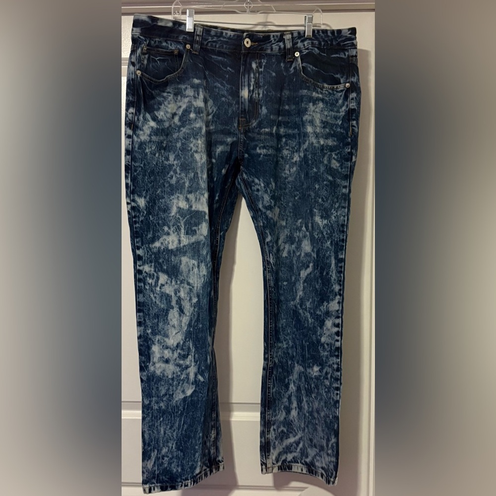 Michael Cherry Acid Wash Denim Stud Jean Size 44/34